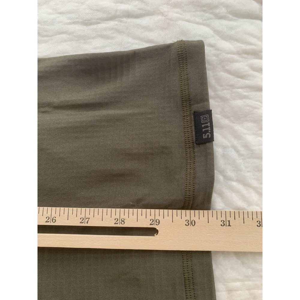 NWT 5.11 Tactical Stratos 1/4 Zip Pullover Waffle Grid Green Sweater 2XL - Picture 8 of 9